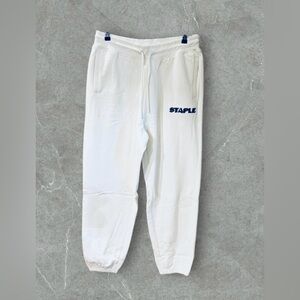 NWT Staple Pigeon Men’s Embroidered Heavyweight Fleece Sweatpants